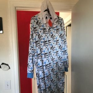 Adult Olaf onesie